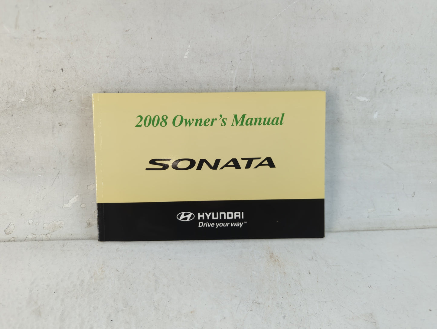 2008 Hyundai Sonata Owners Manual Book Guide OEM Used Auto Parts - Oemusedautoparts1.com