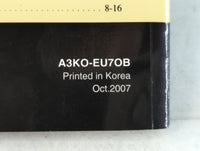 2008 Hyundai Sonata Owners Manual Book Guide OEM Used Auto Parts - Oemusedautoparts1.com