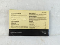 2008 Hyundai Sonata Owners Manual Book Guide OEM Used Auto Parts - Oemusedautoparts1.com