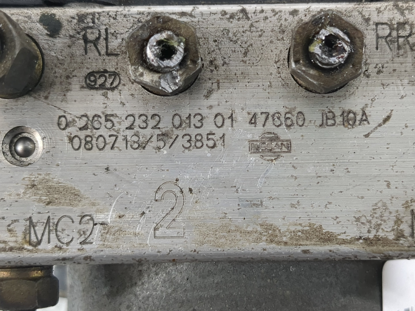 2009-2010 Hyundai Sonata ABS Pump Control Module Replacement P/N:47660 JB10A 58920-3K500 Fits Fits 2009 2010 OEM Used Auto P