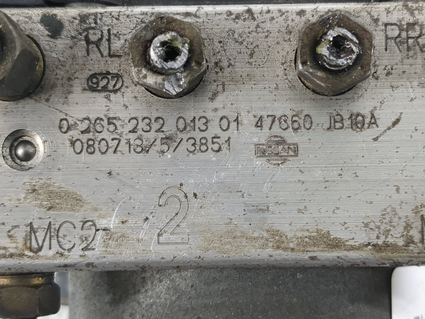 2009-2010 Hyundai Sonata ABS Pump Control Module Replacement P/N:47660 JB10A 58920-3K500 Fits Fits 2009 2010 OEM Used Auto P