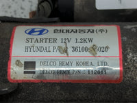 2006-2010 Hyundai Sonata Car Starter Motor Solenoid OEM P/N:112611 Fits Fits 2006 2007 2008 2009 2010 2011 2012 OEM Used Aut