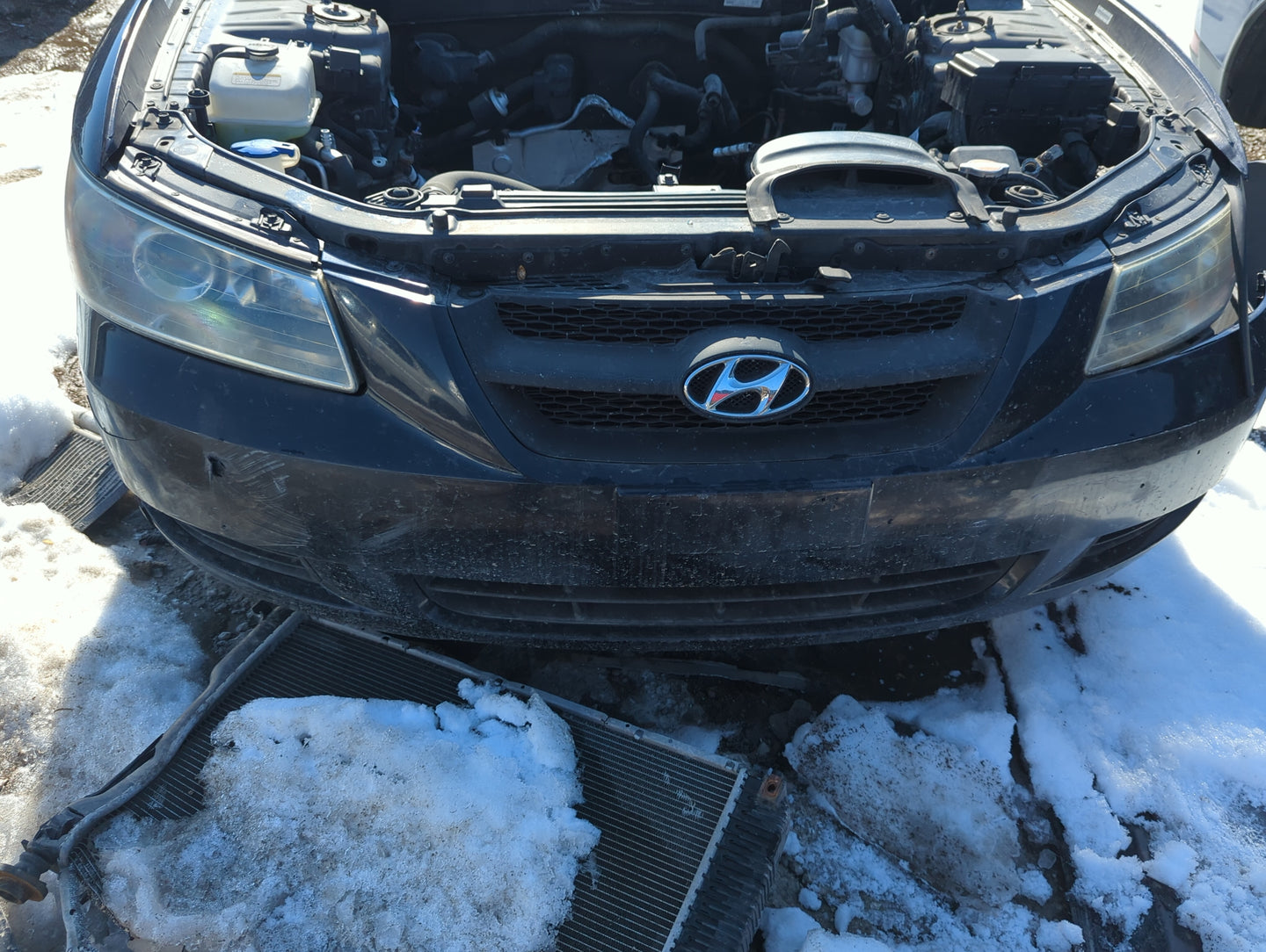 2006-2008 Hyundai Sonata Front Bumper - Oem - Oemusedautoparts1.com