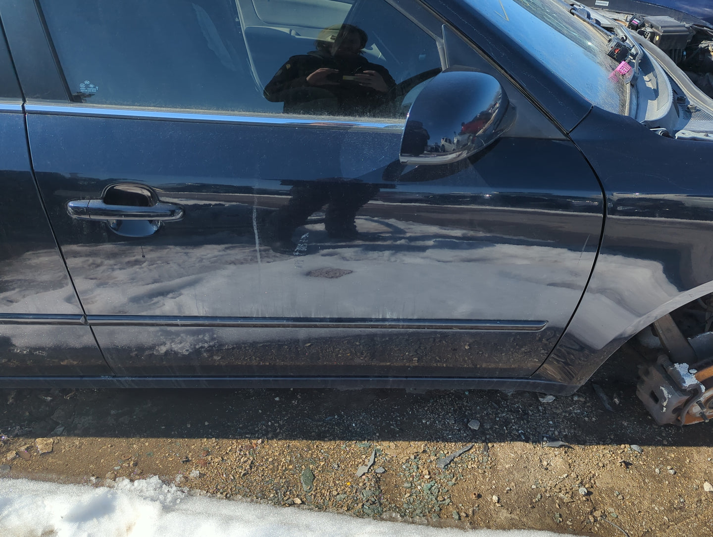 2006-2010 Hyundai Sonata Passenger Front Door Oem 1255393 - Oemusedautoparts1.com