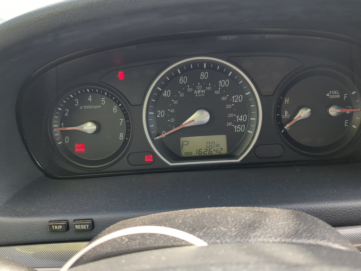 2006-2008 Hyundai Sonata Instrument Cluster Speedometer Gauges Fits Fits 2006 2007 2008 OEM Used Auto Parts - Oemusedautopar