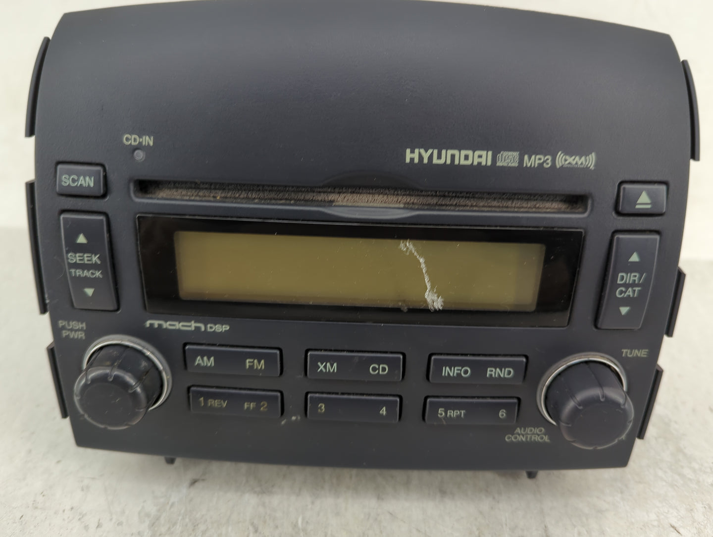 2008 Hyundai Sonata Radio AM FM Cd Player Receiver Replacement P/N:96180-0A600FZ Fits OEM Used Auto Parts - Oemusedautoparts