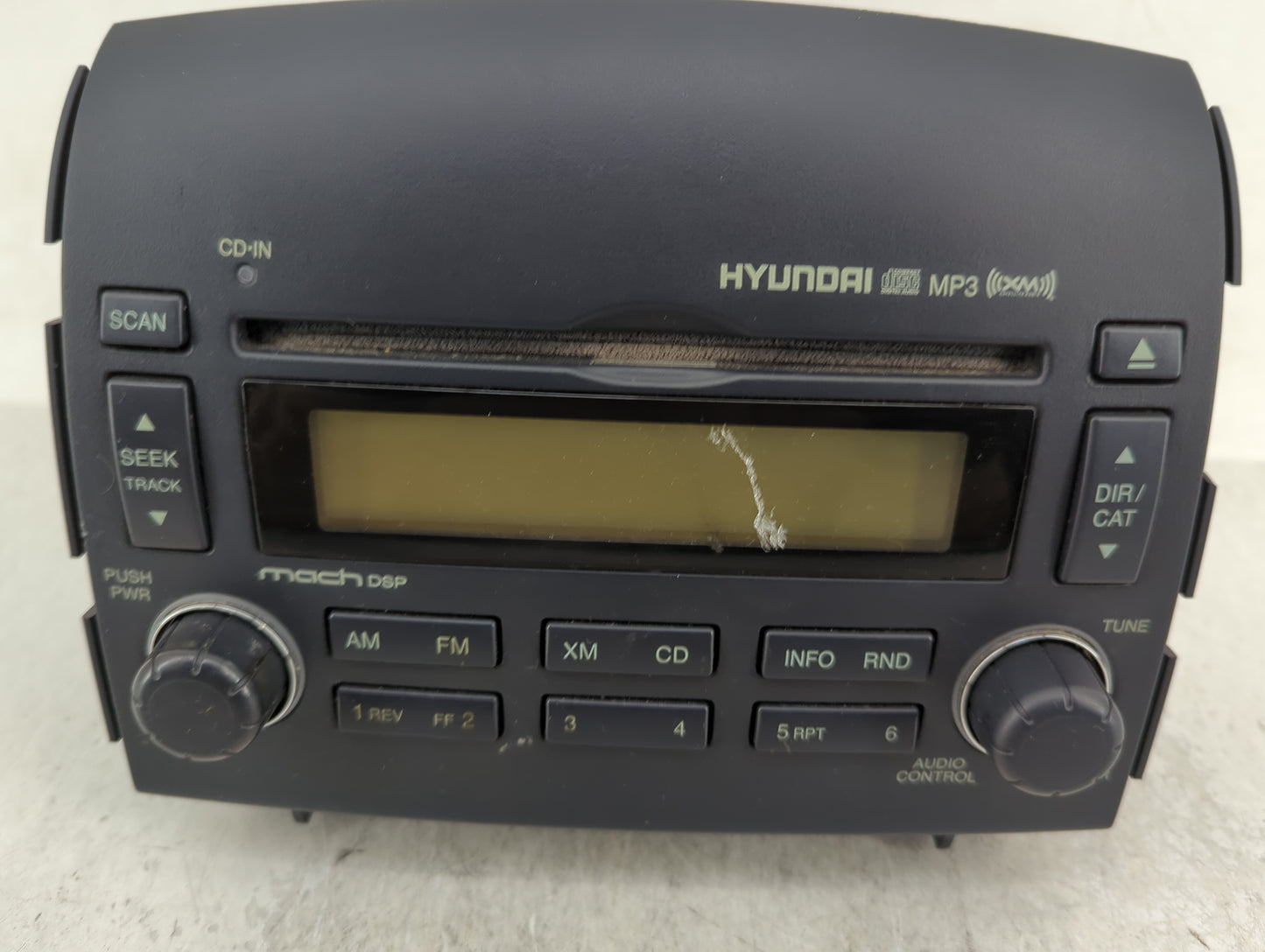 2008 Hyundai Sonata Radio AM FM Cd Player Receiver Replacement P/N:96180-0A600FZ Fits OEM Used Auto Parts - Oemusedautoparts