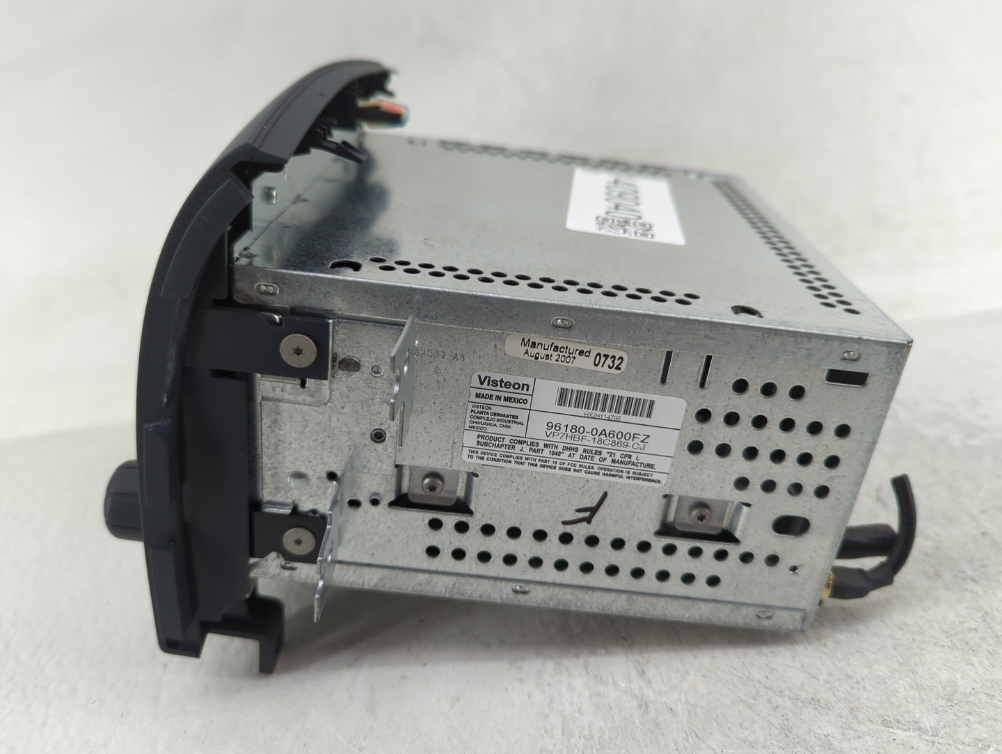 2008 Hyundai Sonata Radio AM FM Cd Player Receiver Replacement P/N:96180-0A600FZ Fits OEM Used Auto Parts - Oemusedautoparts