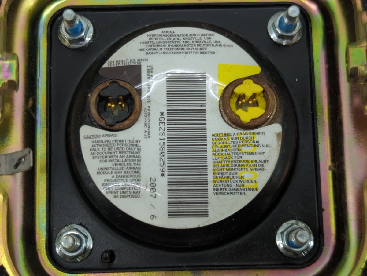 2008 Hyundai Sonata Air Bag Driver Left Steering Wheel Mounted 1449993 - Oemusedautoparts1.com