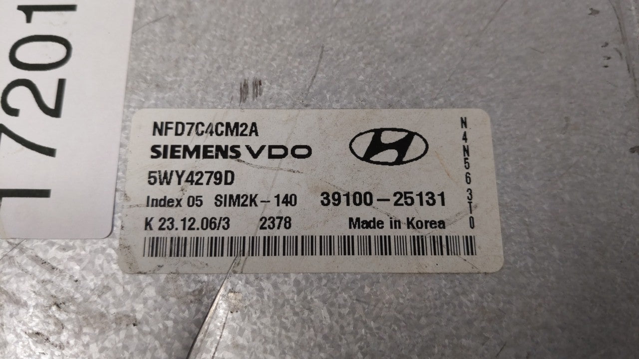 2006-2008 Hyundai Sonata PCM Engine Control Computer ECU ECM PCU OEM P/N:39100-25131 39100-25135 Fits Fits 2006 2007 2008 OE