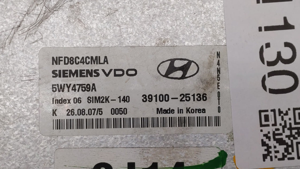 2006-2008 Hyundai Sonata PCM Engine Control Computer ECU ECM PCU OEM P/N:39100-25131 39100-25135, 39100-25136 Fits 2006 2007