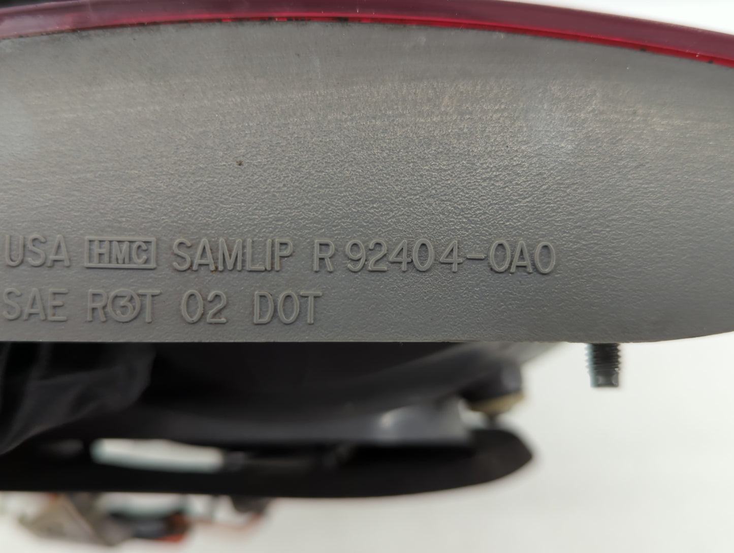 2006-2008 Hyundai Sonata Tail Light Assembly Passenger Right OEM P/N:92404-0A0 Fits Fits 2006 2007 2008 OEM Used Auto Parts 