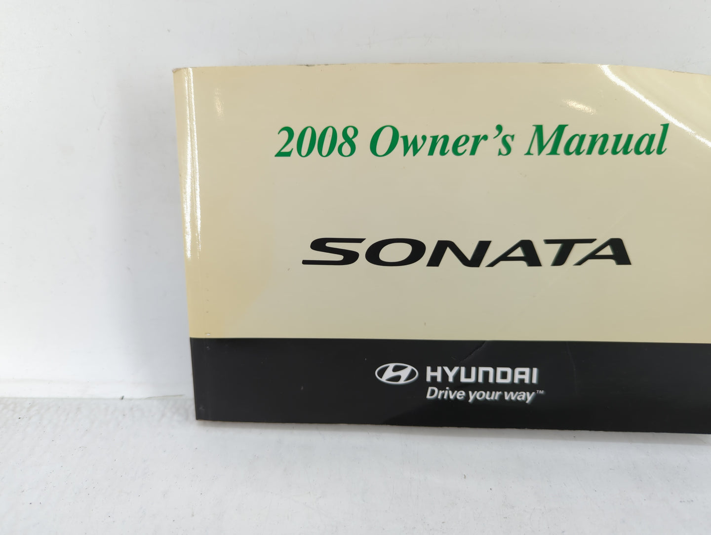 2008 Hyundai Sonata Owners Manual Book Guide OEM Used Auto Parts - Oemusedautoparts1.com