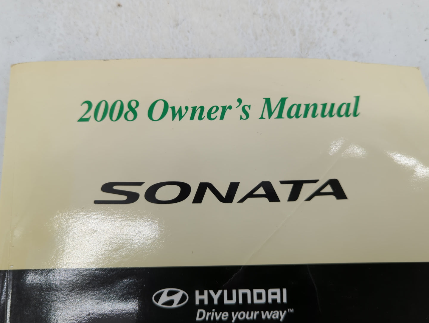 2008 Hyundai Sonata Owners Manual Book Guide OEM Used Auto Parts - Oemusedautoparts1.com