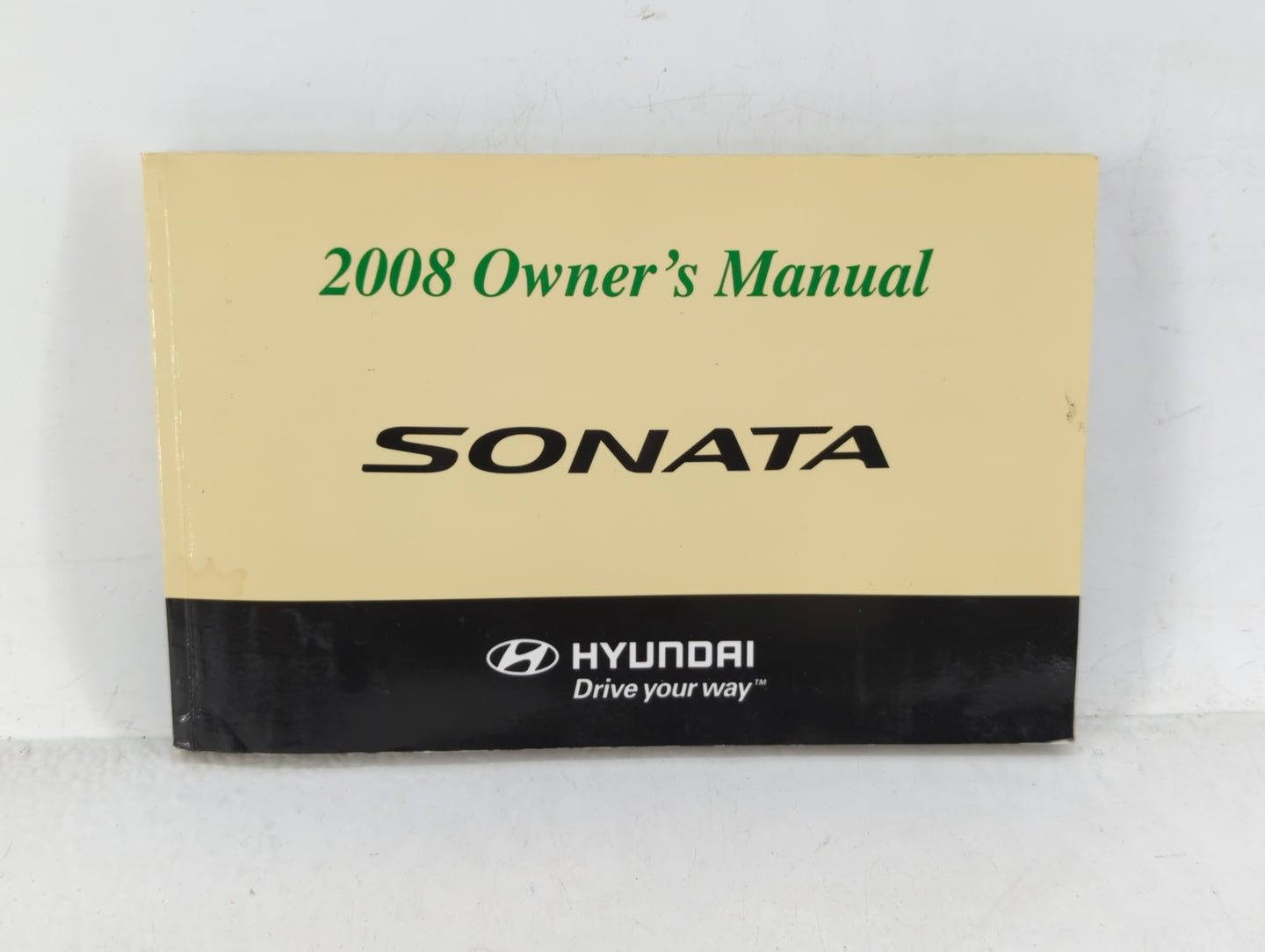 2008 Hyundai Sonata Owners Manual Book Guide OEM Used Auto Parts - Oemusedautoparts1.com