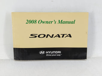 compare product 2008 Hyundai Sonata Owners Manual Book Guide OEM Used Auto Parts