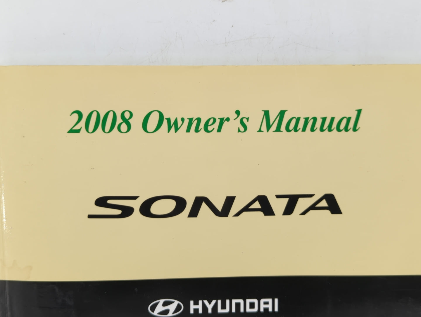 2008 Hyundai Sonata Owners Manual Book Guide OEM Used Auto Parts - Oemusedautoparts1.com