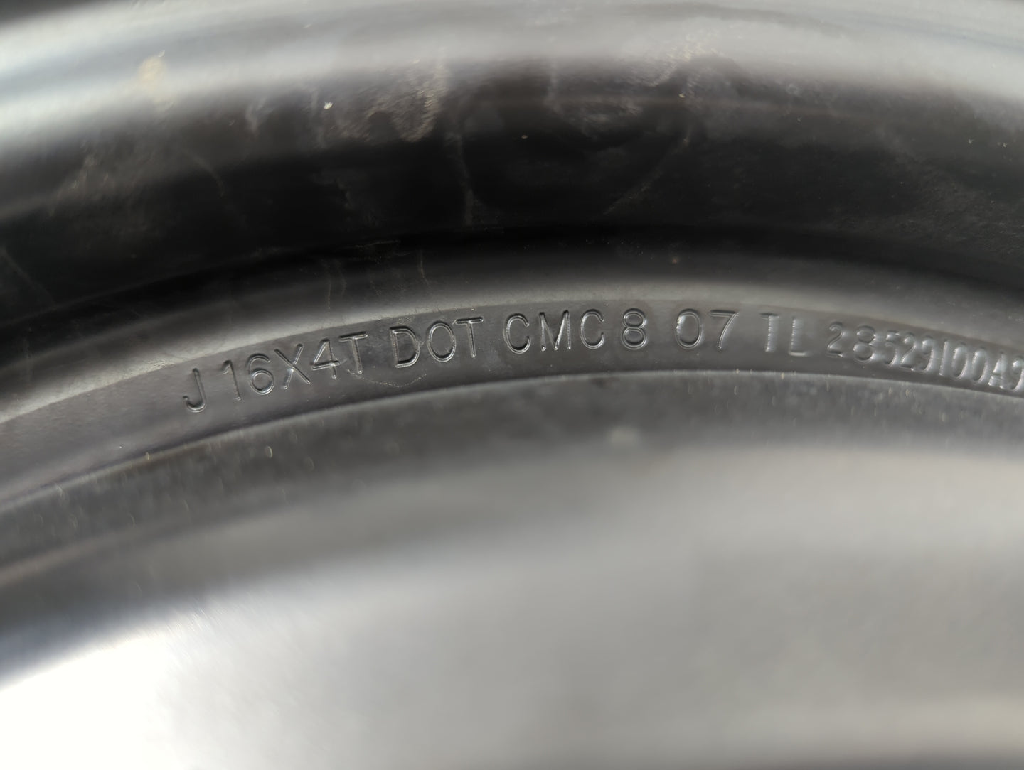 2008 Hyundai Sonata Spare Donut Tire Wheel Rim Oem 5036363 - Oemusedautoparts1.com
