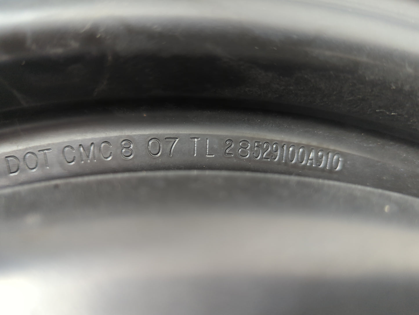2008 Hyundai Sonata Spare Donut Tire Wheel Rim Oem 5036363 - Oemusedautoparts1.com