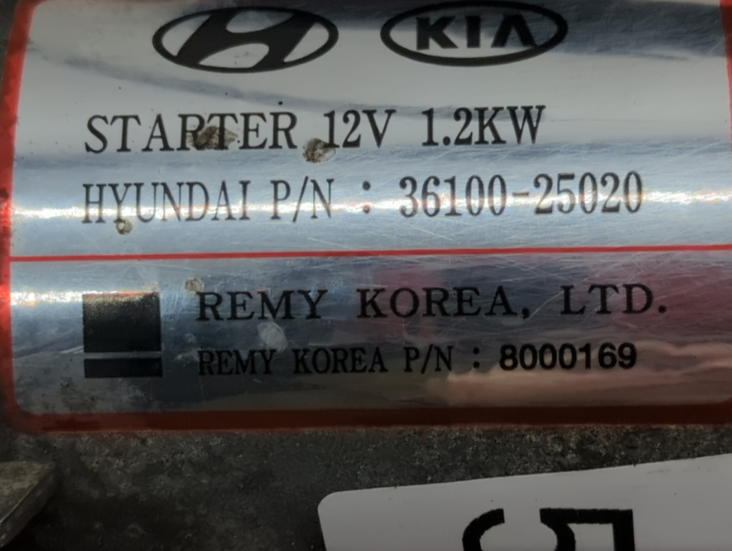 2008-2015 Hyundai Sonata Car Starter Motor Solenoid OEM P/N:36100-25020 Fits Fits 2008 2009 2010 2011 2012 2013 2014 2015 20