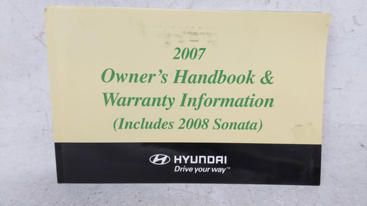 2008 Hyundai Sonata Owners Manual Book Guide OEM Used Auto Parts