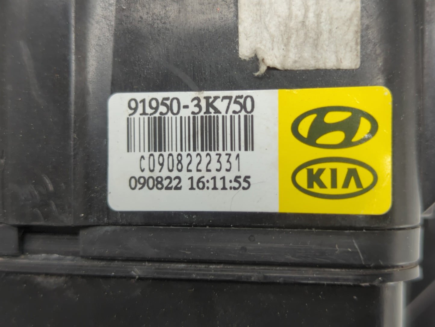 2008-2010 Hyundai Sonata Fusebox Fuse Box Panel Relay Module P/N:91950-3K540 91950-3K750 Fits Fits 2008 2009 2010 OEM Used A