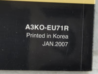 2008 Hyundai Sonata Owners Manual Book Guide P/N:A3K0-EU71R OEM Used Auto Parts - Oemusedautoparts1.com