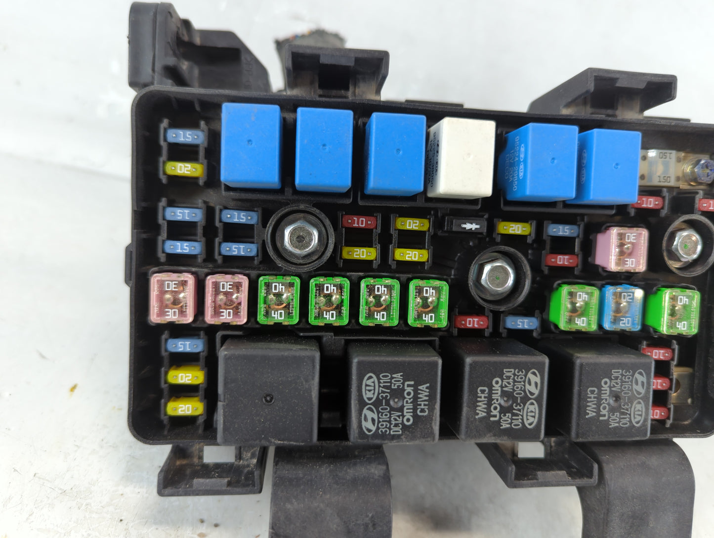 2008-2010 Hyundai Sonata Fusebox Fuse Box Panel Relay Module P/N:91950-3K540 Fits Fits 2008 2009 2010 OEM Used Auto Parts - 