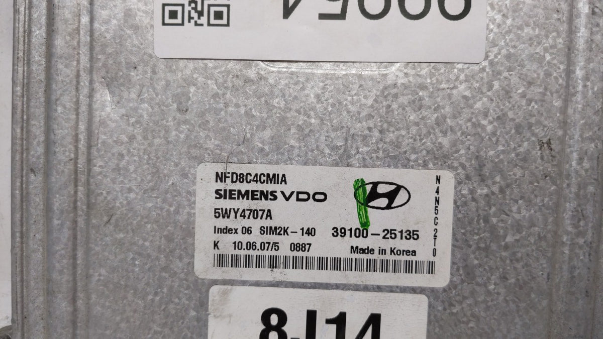 2006-2008 Hyundai Sonata PCM Engine Control Computer ECU ECM PCU OEM P/N:39100-25131 39100-25135, 39100-25136 Fits 2006 2007