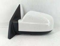 2005-2009 Hyundai Tucson Driver Left Side View Manual Door Mirror White - Oemusedautoparts1.com