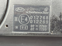 2005-2009 Hyundai Tucson Driver Left Side View Manual Door Mirror White - Oemusedautoparts1.com