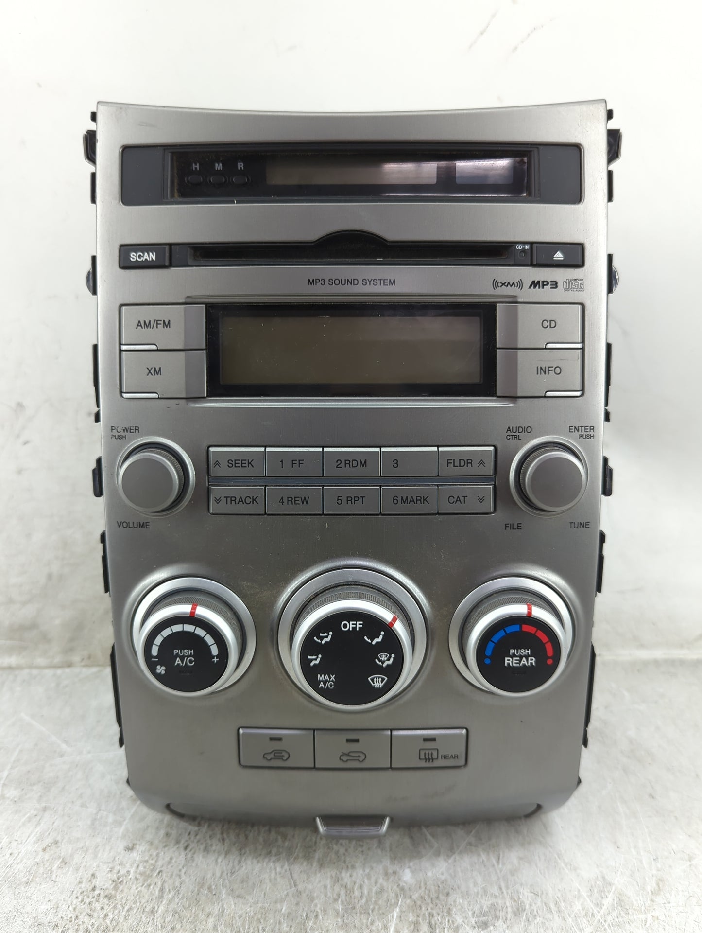 2008 Hyundai Veracruz Radio AM FM Cd Player Receiver Replacement P/N:961403J600 Q-445ENX, 3J505 Fits OEM Used Auto Parts - O