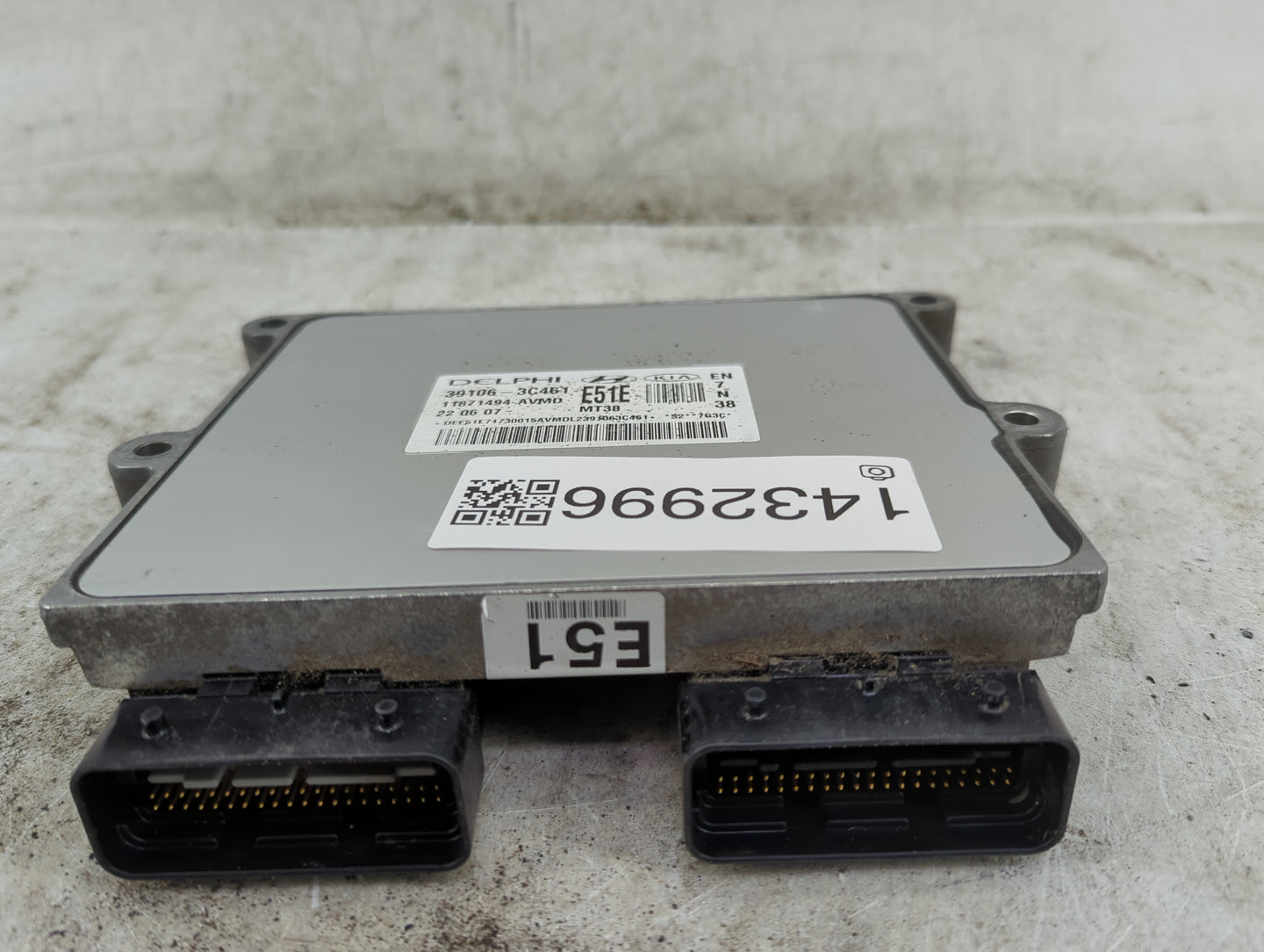 2008 Hyundai Veracruz PCM Engine Control Computer ECU ECM PCU OEM P/N:11871494 39106-3C461 Fits OEM Used Auto Parts - Oemuse
