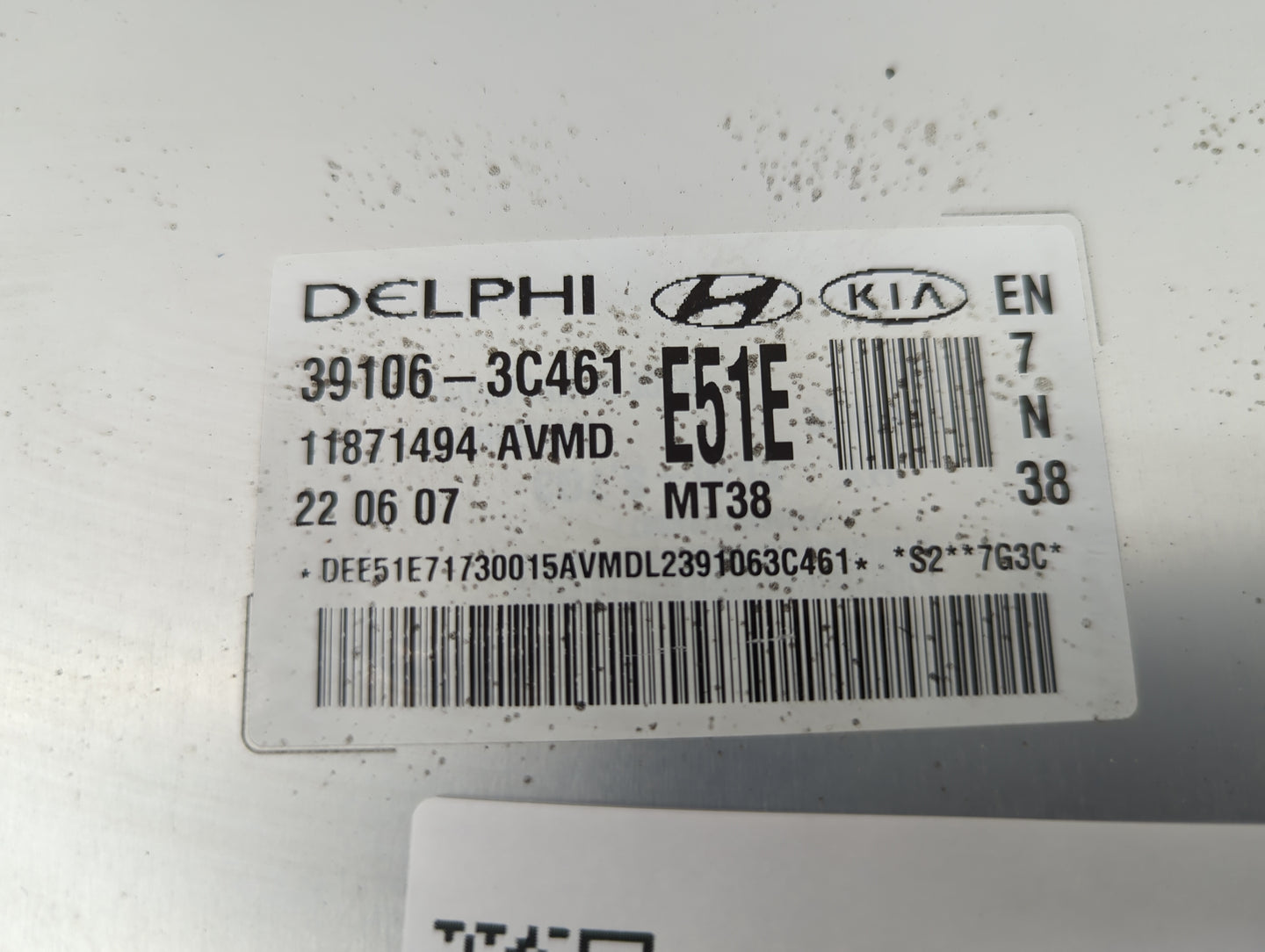 2008 Hyundai Veracruz PCM Engine Control Computer ECU ECM PCU OEM P/N:11871494 39106-3C461 Fits OEM Used Auto Parts - Oemuse