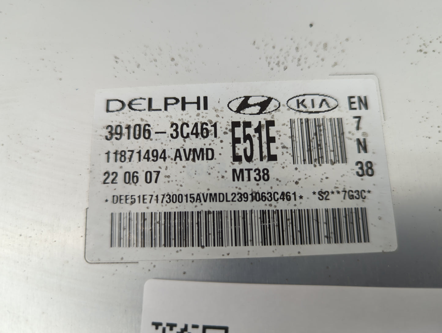 2008 Hyundai Veracruz PCM Engine Control Computer ECU ECM PCU OEM P/N:11871494 39106-3C461 Fits OEM Used Auto Parts - Oemuse