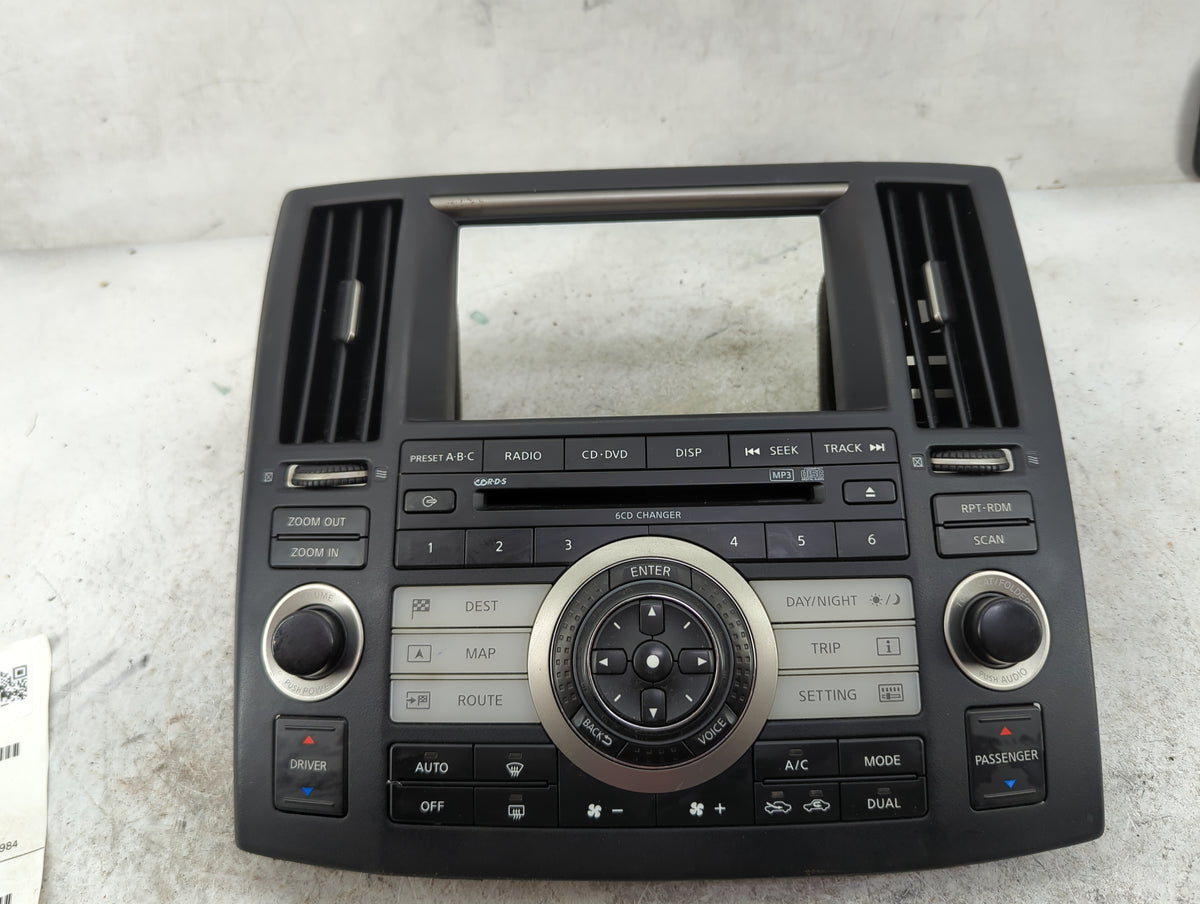 2006-2008 Infiniti Fx35 Climate Control Module Temperature AC/Heater Replacement P/N:28395CL71A T31000A9110001 Fits OEM Used
