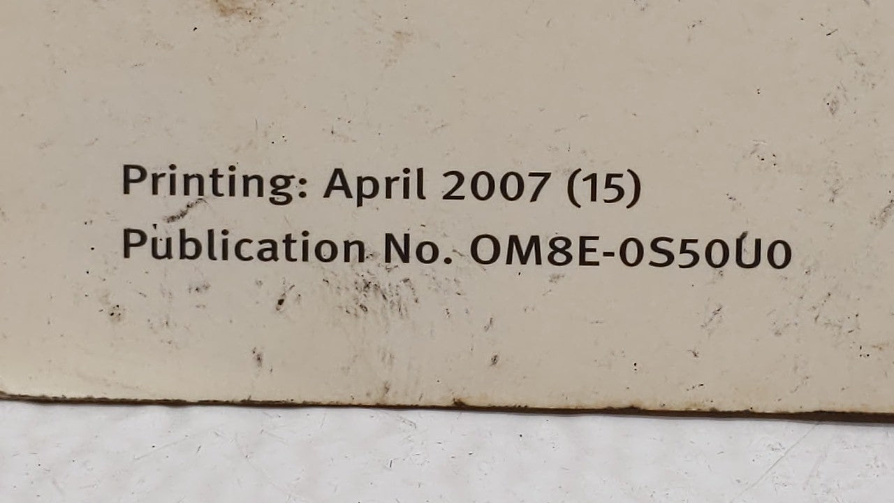 2008 Infiniti Fx45 Owners Manual Book Guide OEM Used Auto Parts - Oemusedautoparts1.com