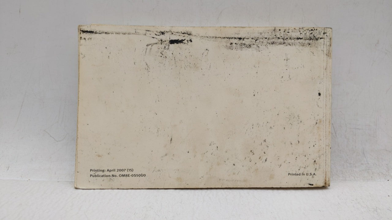 2008 Infiniti Fx45 Owners Manual Book Guide OEM Used Auto Parts - Oemusedautoparts1.com