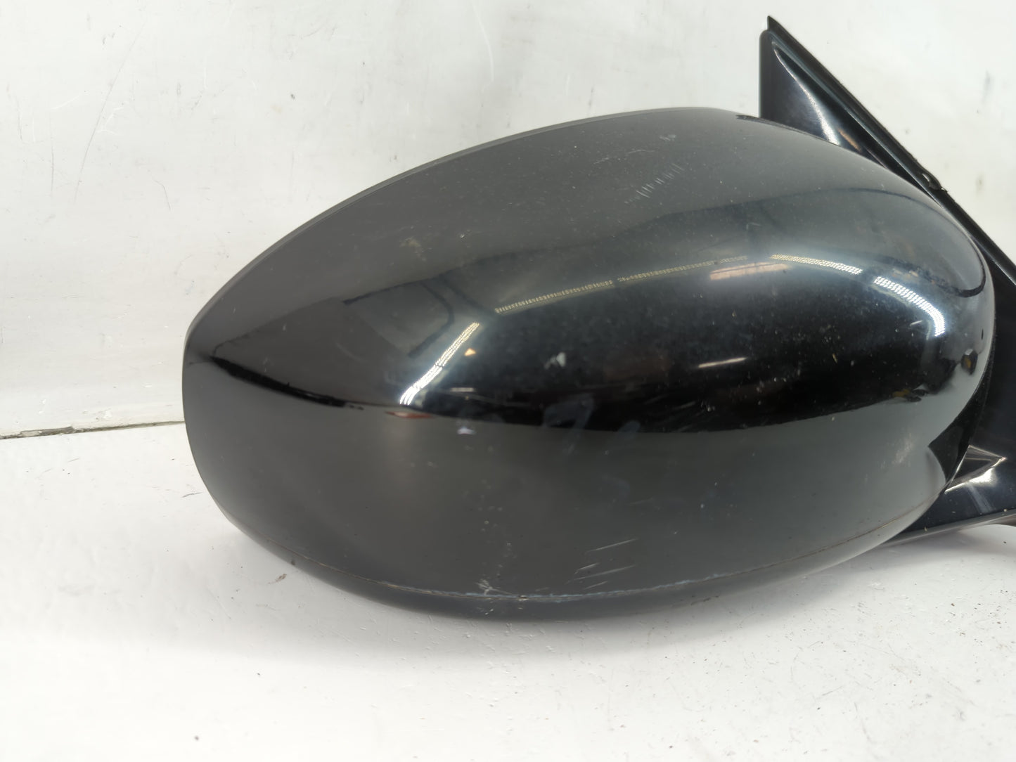 2008 Infiniti G35 Passenger Right Side View Manual Door Mirror Black - Oemusedautoparts1.com