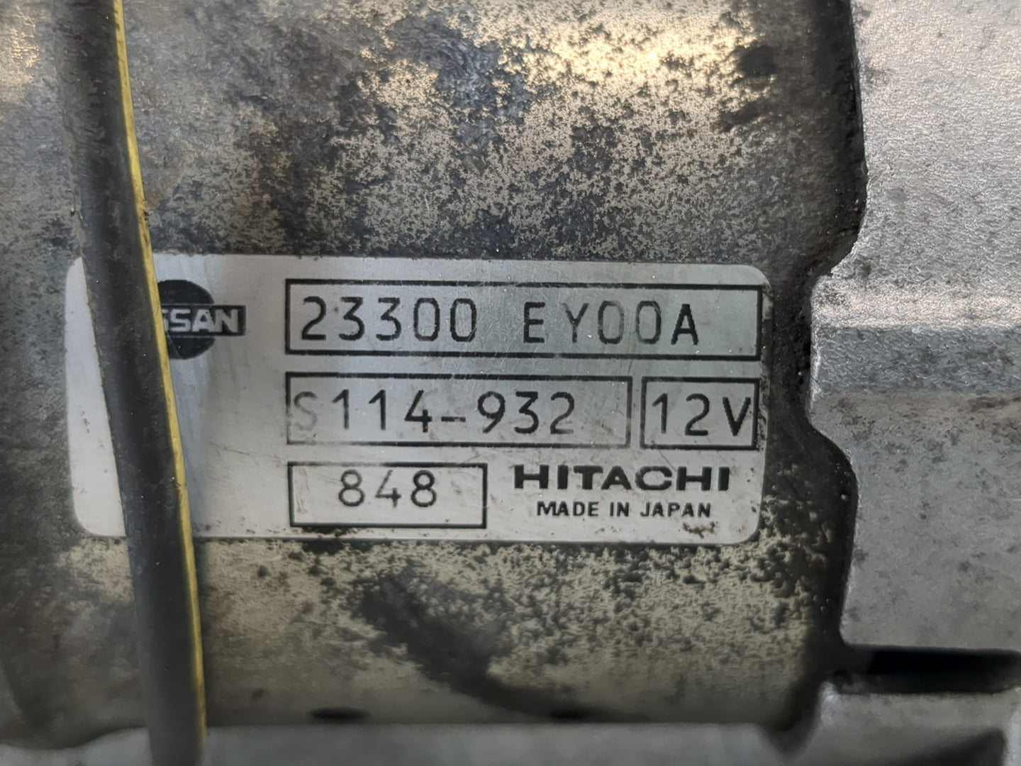 2008 Infiniti G35 Car Starter Motor Solenoid OEM P/N:23300 EY00A Fits OEM Used Auto Parts - Oemusedautoparts1.com
