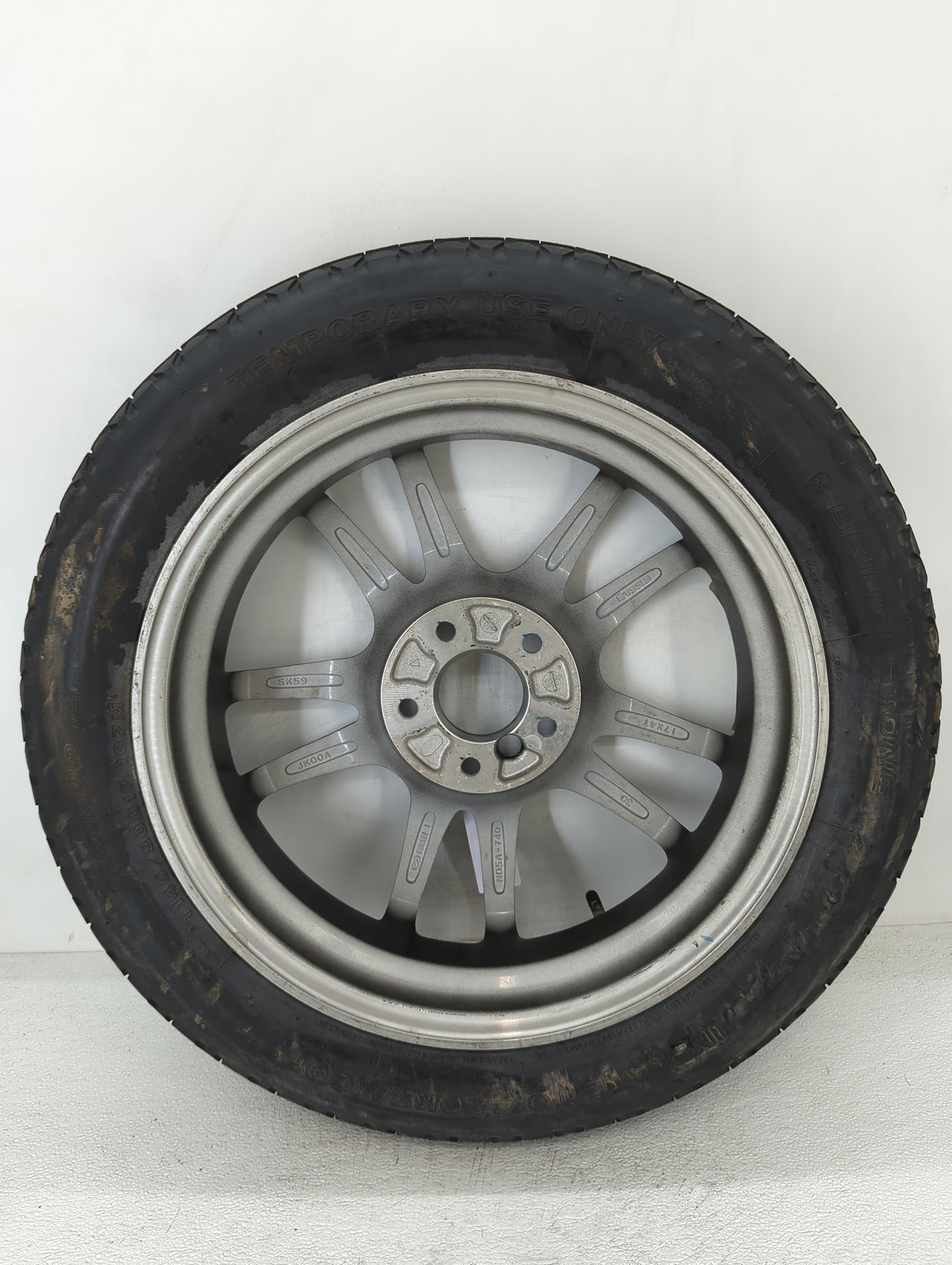 2007-2008 Infiniti G35 Spare Donut Tire Wheel Rim Oem - Oemusedautoparts1.com