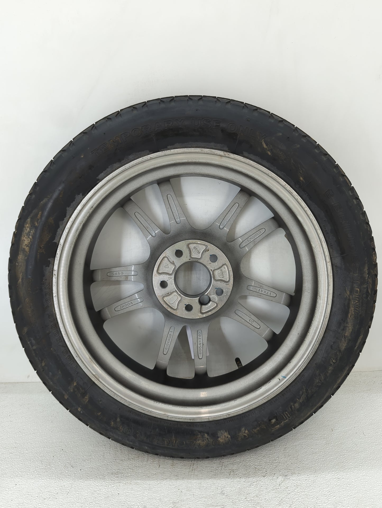 2007-2008 Infiniti G35 Spare Donut Tire Wheel Rim Oem - Oemusedautoparts1.com