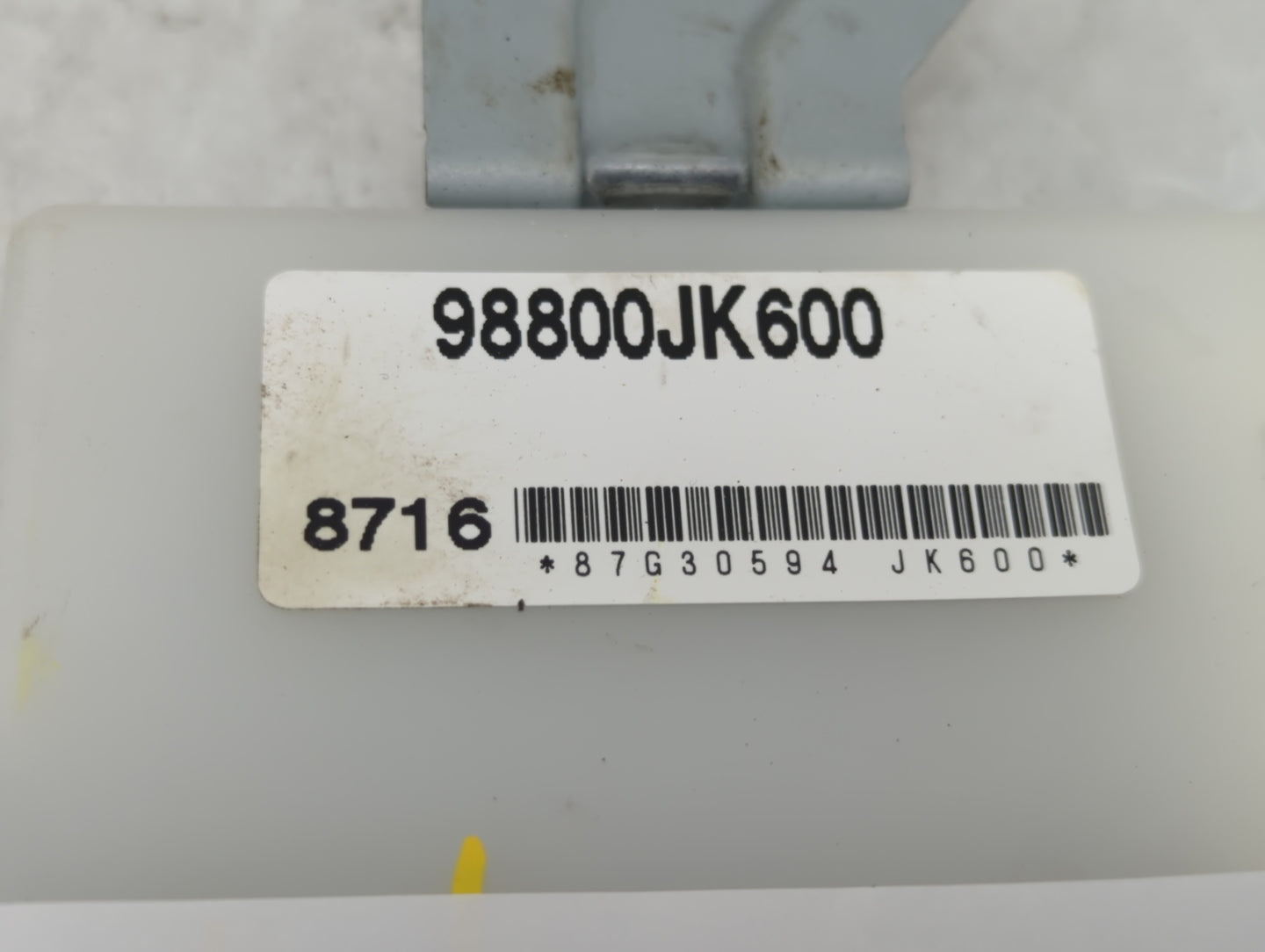 2008 Infiniti G35 PCM Engine Control Computer ECU ECM PCU OEM P/N:98800JK600 Fits OEM Used Auto Parts - Oemusedautoparts1.co