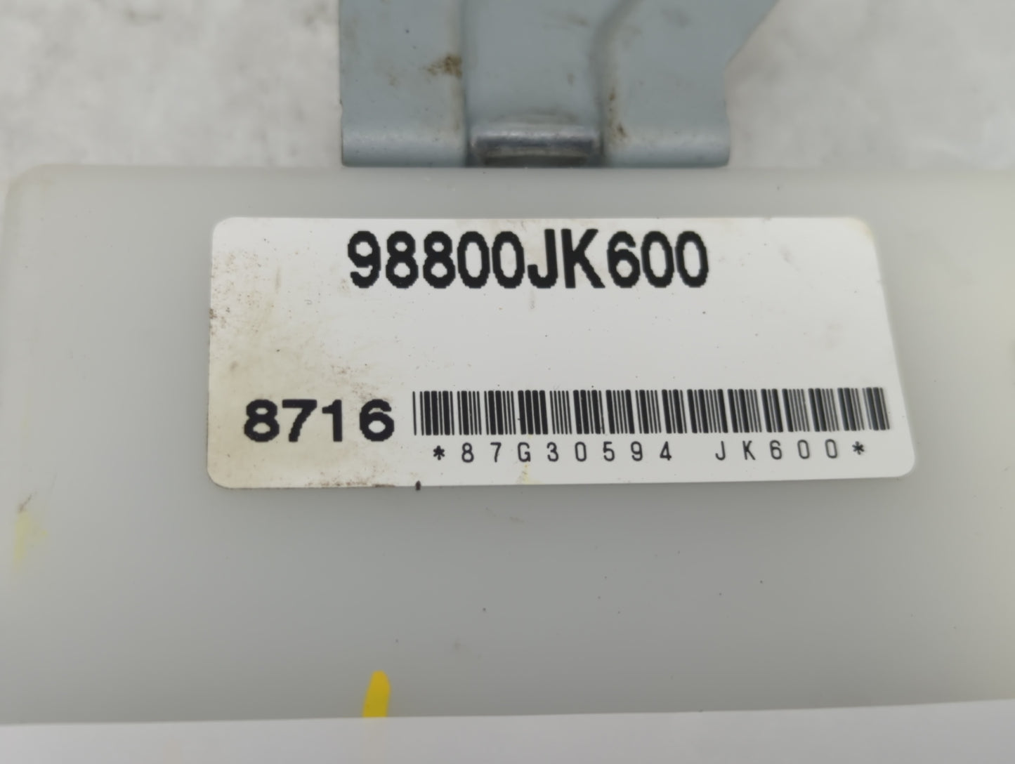 2008 Infiniti G35 PCM Engine Control Computer ECU ECM PCU OEM P/N:98800JK600 Fits OEM Used Auto Parts - Oemusedautoparts1.co