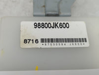 2008 Infiniti G35 PCM Engine Control Computer ECU ECM PCU OEM P/N:98800JK600 Fits OEM Used Auto Parts - Oemusedautoparts1.co