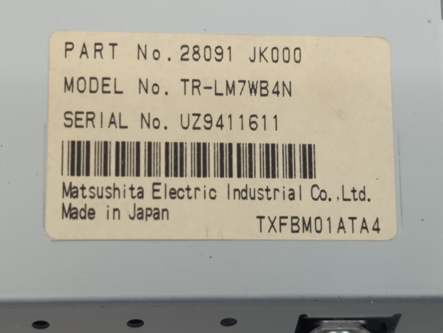 2007-2008 Infiniti G35 Information Display Screen - Oemusedautoparts1.com