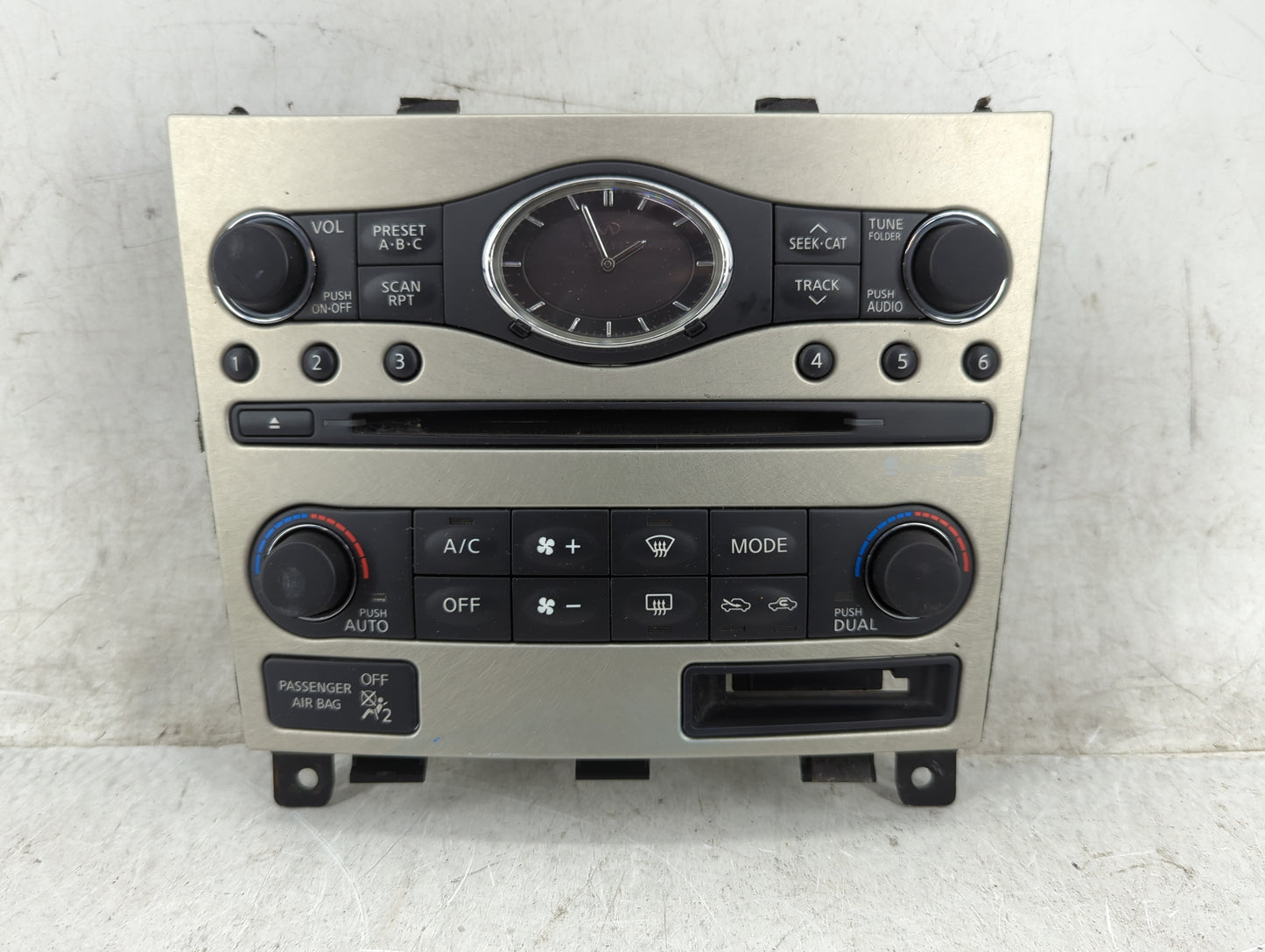 2007-2008 Infiniti G35 Climate Control Module Temperature AC/Heater Replacement P/N:P10320A7470003 25391 JK65B Fits OEM Used