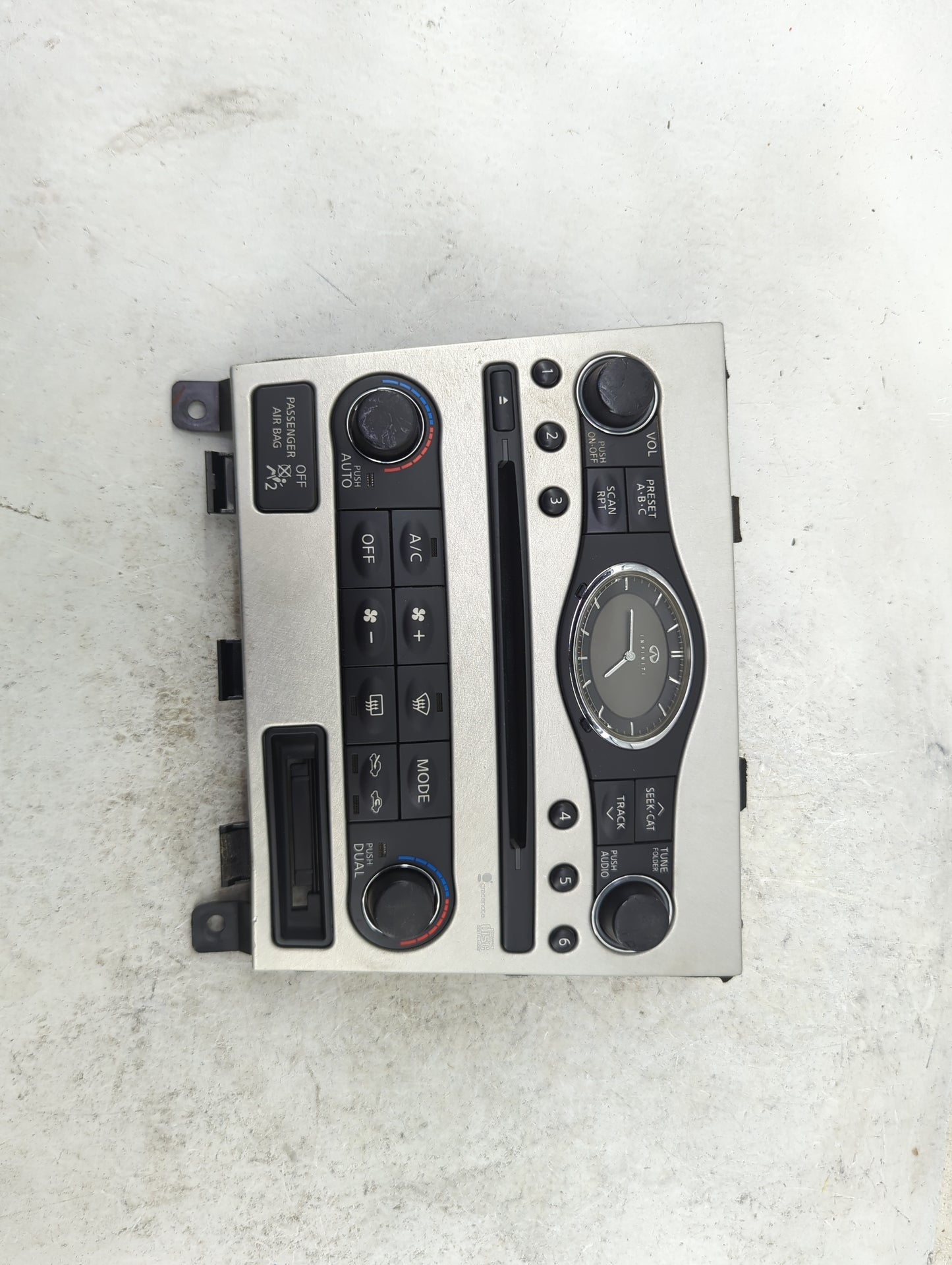 2008 Infiniti G35 Climate Control Module Temperature AC/Heater Replacement Fits OEM Used Auto Parts - Oemusedautoparts1.com