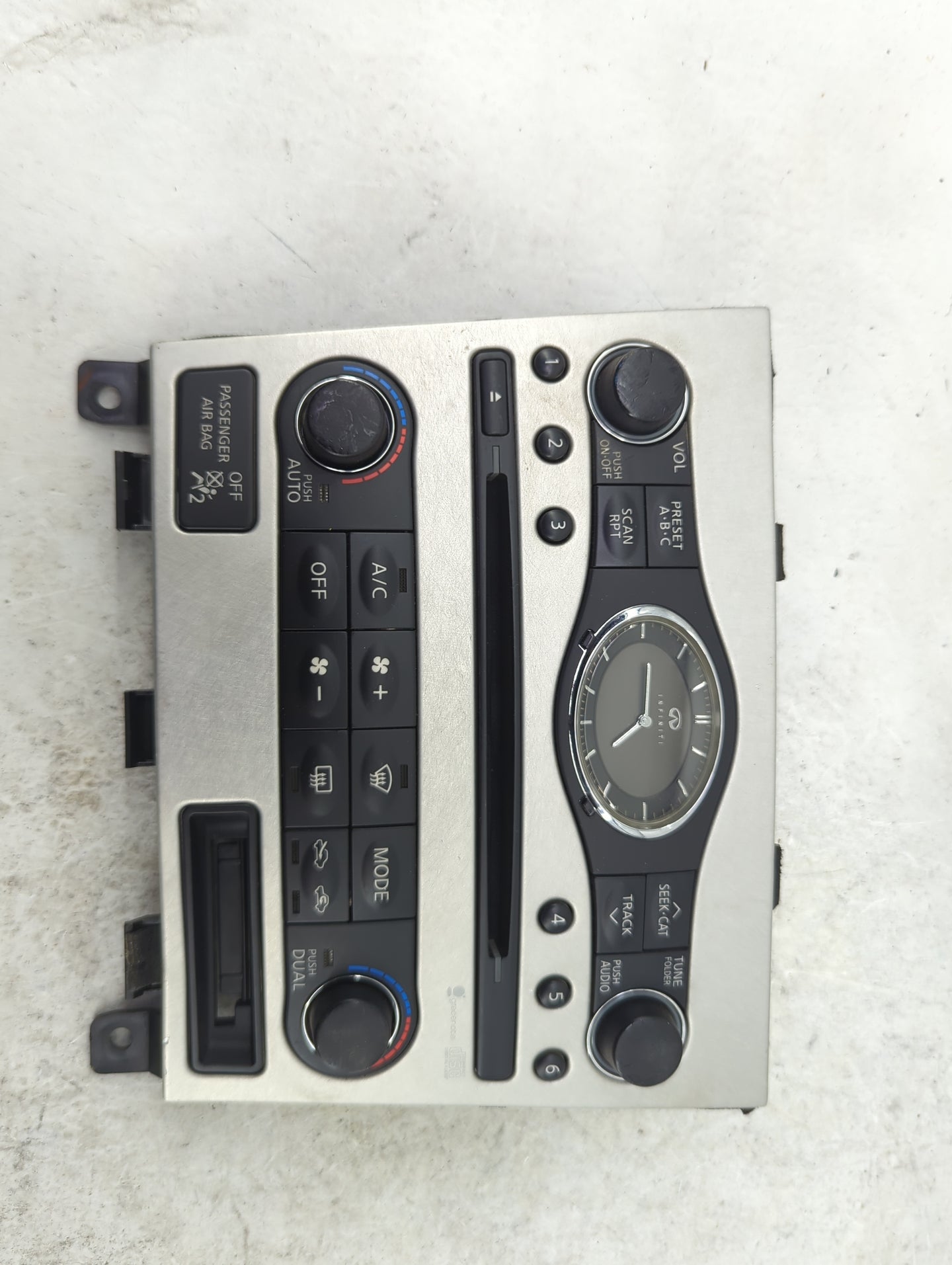 2008 Infiniti G35 Climate Control Module Temperature AC/Heater Replacement Fits OEM Used Auto Parts - Oemusedautoparts1.com