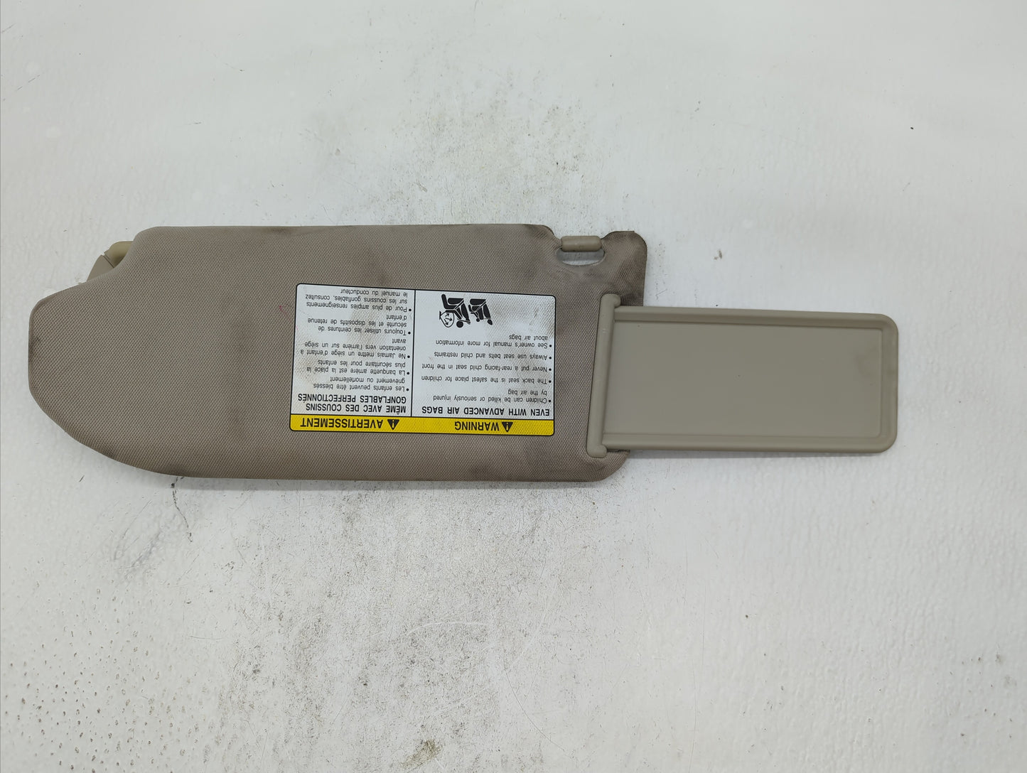 2007-2008 Infiniti G35 Sun Visor Shade Replacement Passenger Right Mirror Fits Fits 2007 2008 2009 2010 2011 2012 2013 2015 